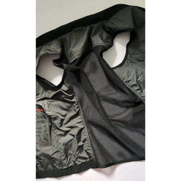 Prada Linea Rossa Vest 1990s Black Size IT 44 - Picture 7 of 9